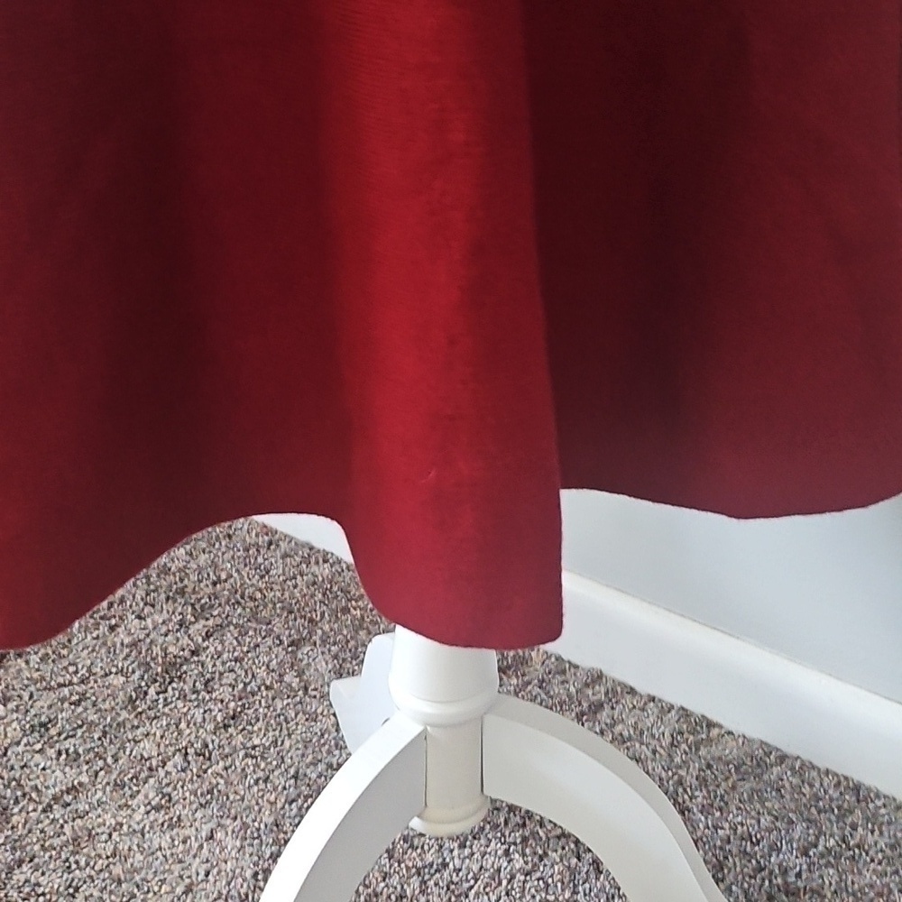 Cato Maroon Sweater Dress with Sequin and Pearl Long Sleeves NWOT - Picture 10 of 15